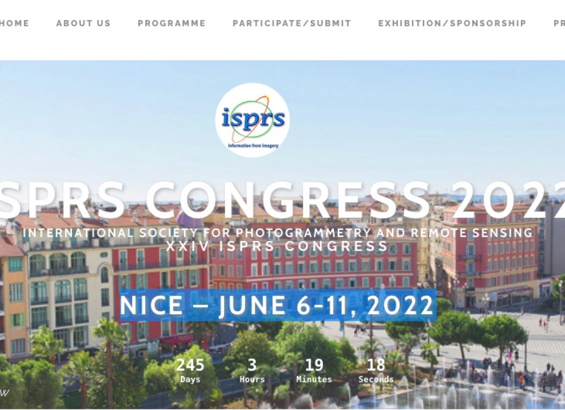 6 - 11 Giugno 2022, Nice (France) - XXIV ISPRS Congress