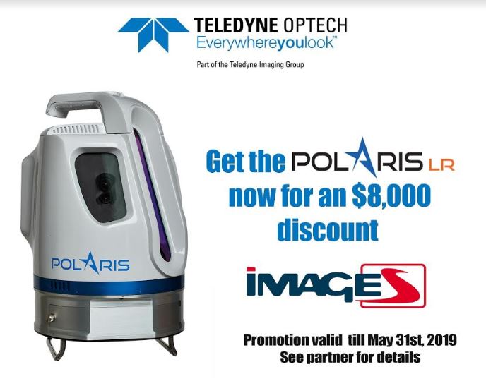 ImageS lancia la promo sul laser scanner Polaris di Teledyne Optech