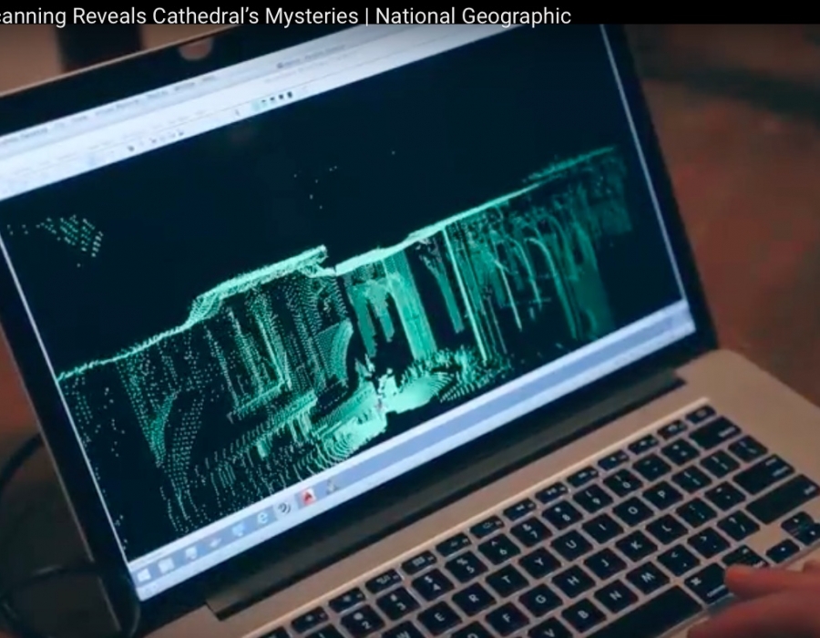 Laser Scanning di Notre Dame