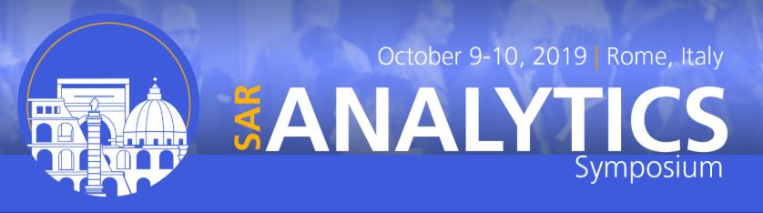 Iscrizione a costo ridotto fino al 30 giugno per il SAR Analytics Symposium di Roma