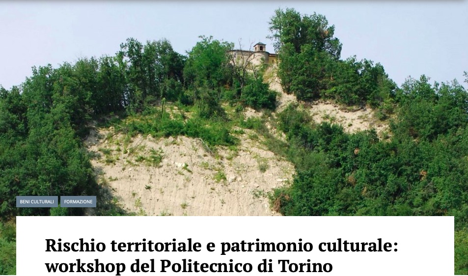Rischio territoriale e patrimonio culturale: workshop del Politecnico di Torino