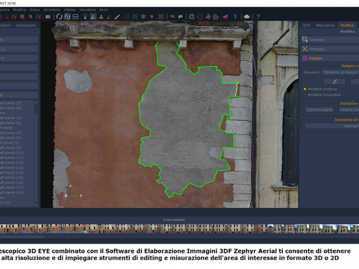 Sistema 3D Eye come soluzione di rilievo per il "bonus facciate"