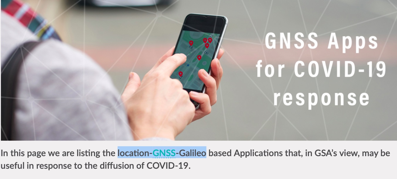 A caccia di App Galileo per l'emergenza del Coronavirus