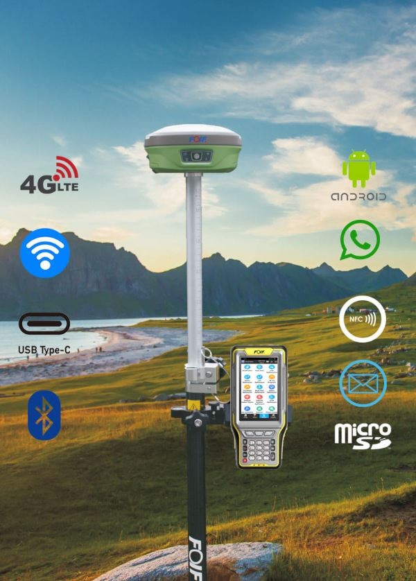 Ricevitore GNSS FOIF mod. A90 con sistemi Omnistar e Trimble RTX
