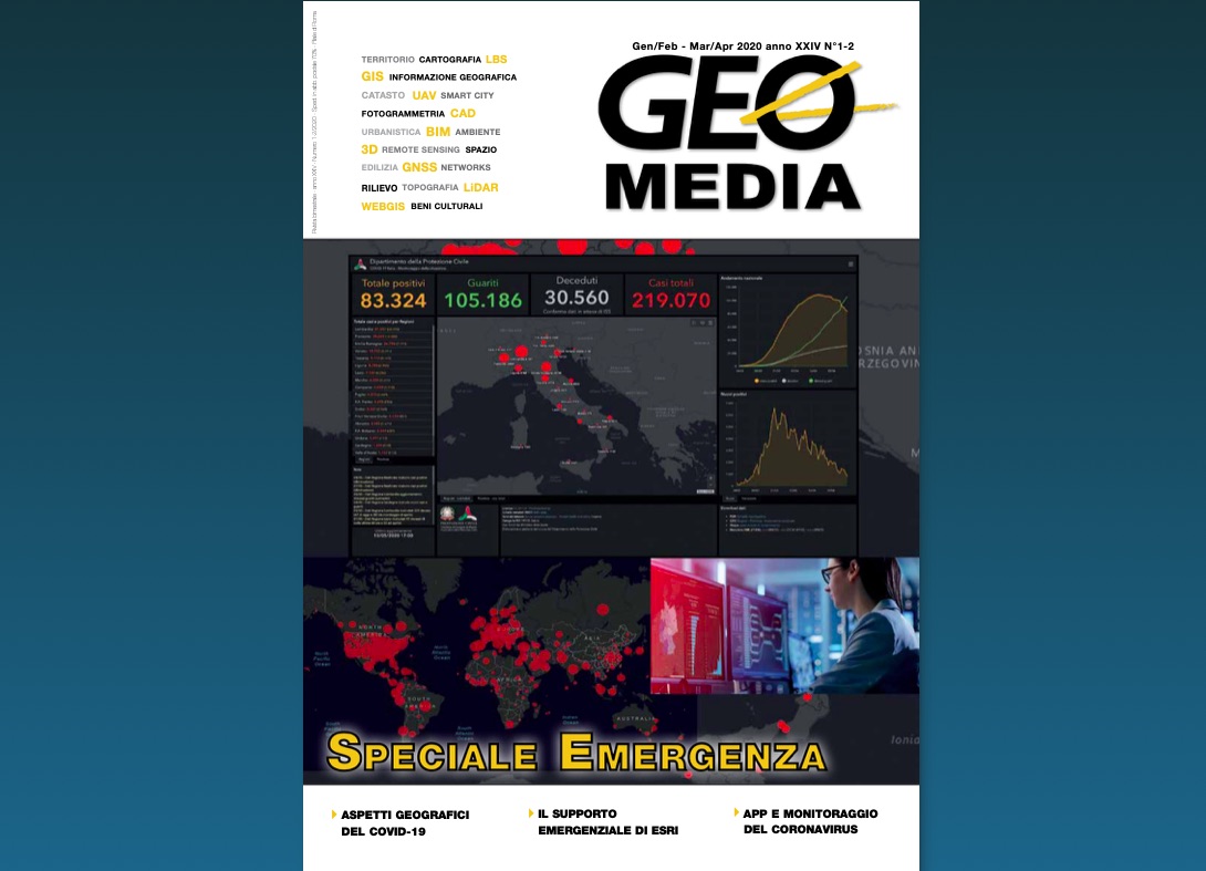 Pubblicato il nuovo numero di GEOmedia dedicato alle soluzioni per l'emergenza