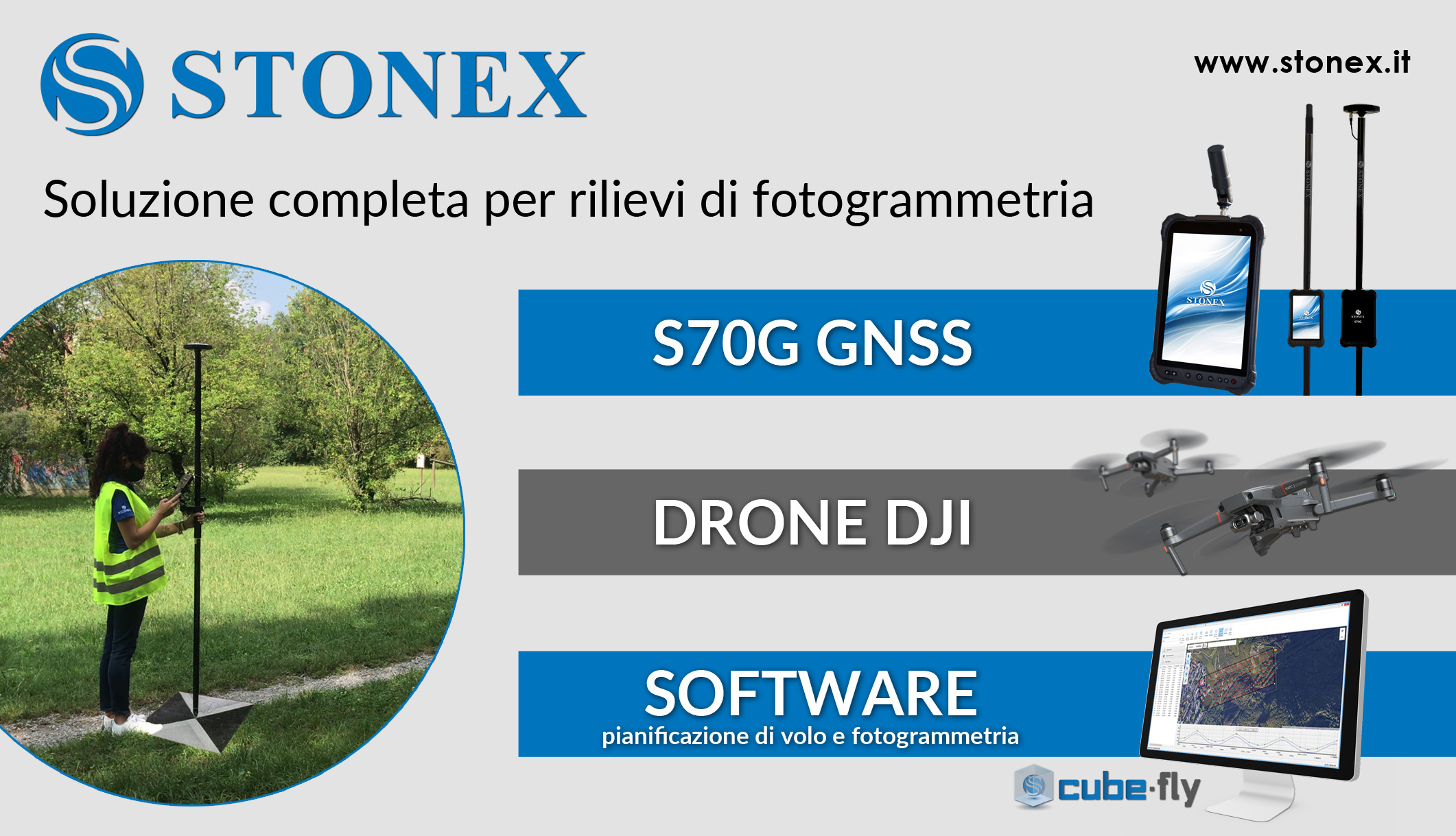 Stonex: Soluzione completa per la fotogrammetria