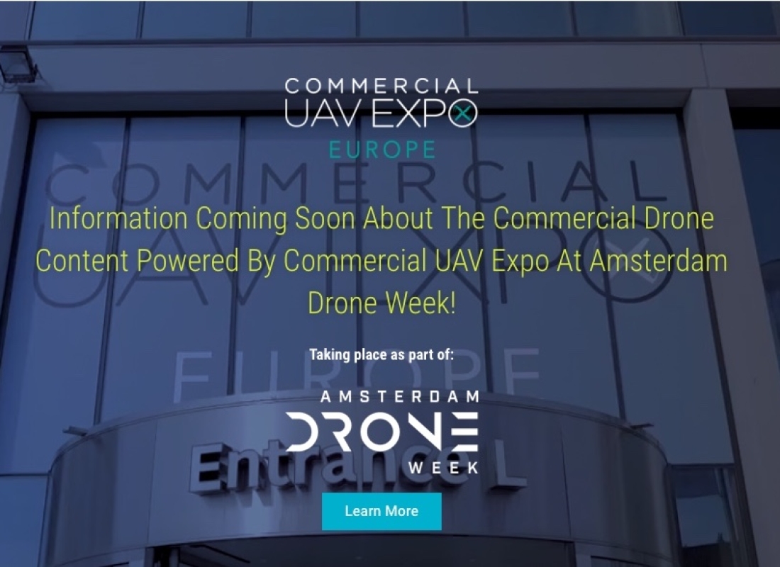 18-20 gennaio 2022 Amsterdam - Amsterdam Drone Week and Commercial UAV Expo Europe