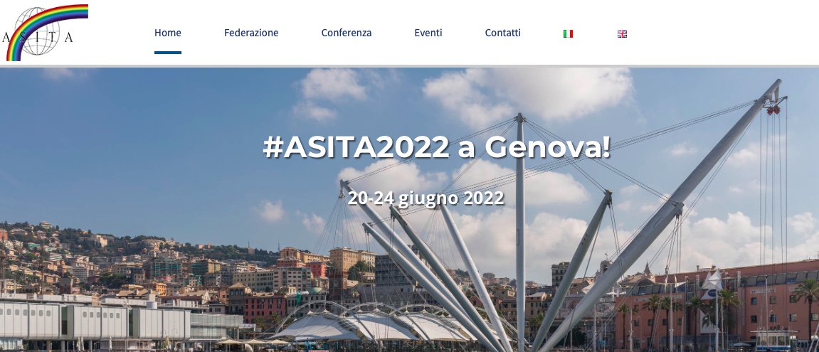 20-24 giugno 2022 Genova - ASITA 2022 Conferenza Nazionale di Geomatica e Informazione Geografica