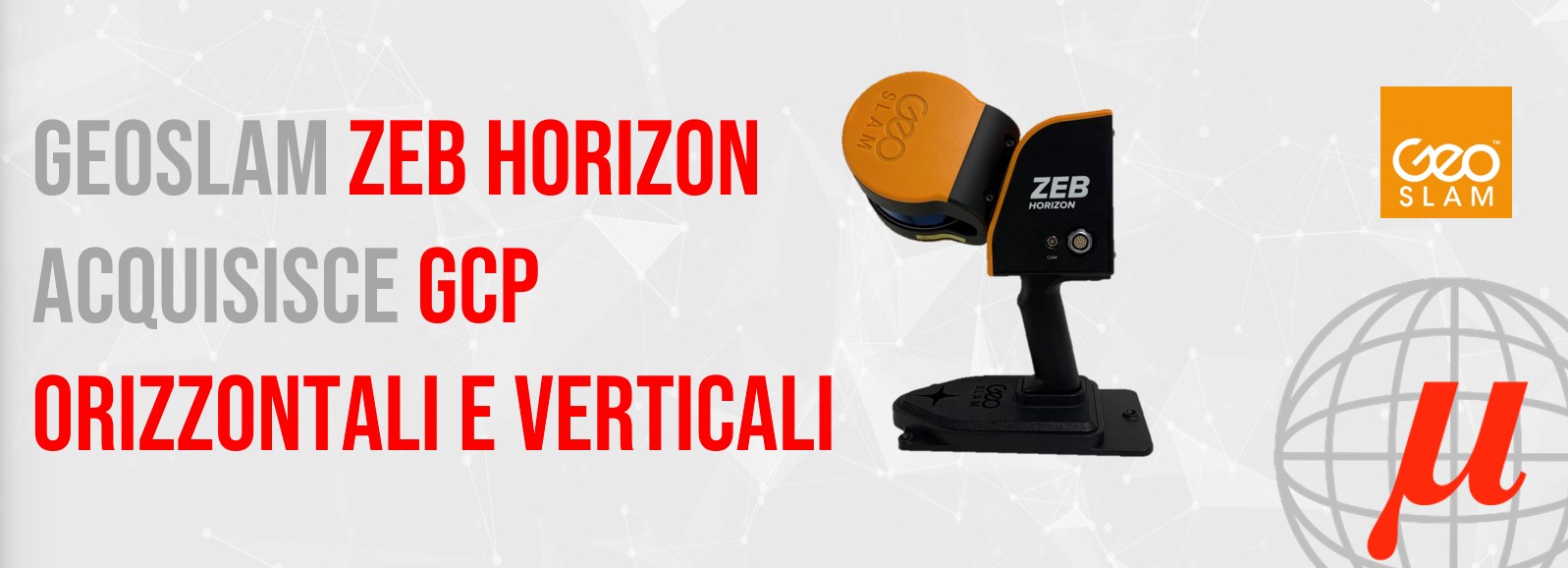 GeoSLAM: acquisisci punti di controllo orizzontali e verticali
