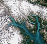 ESA - Immagine della settimana:  Baia dei Ghiacci, Alaska (19 giugno 2022)