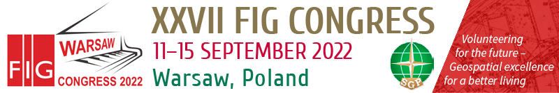 11-15 September 2022 Warsaw (Poland) FIG Congress 2022