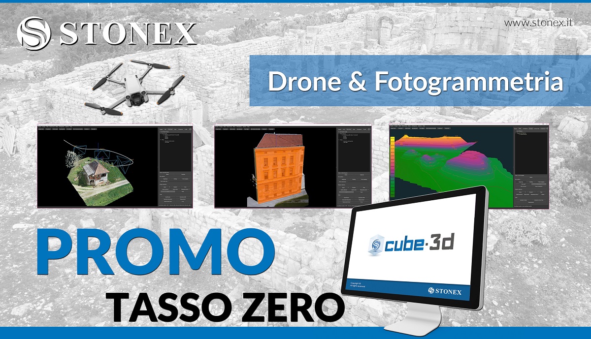 Stonex Promo Tasso Zero – Drone &amp; Fotogrammetria