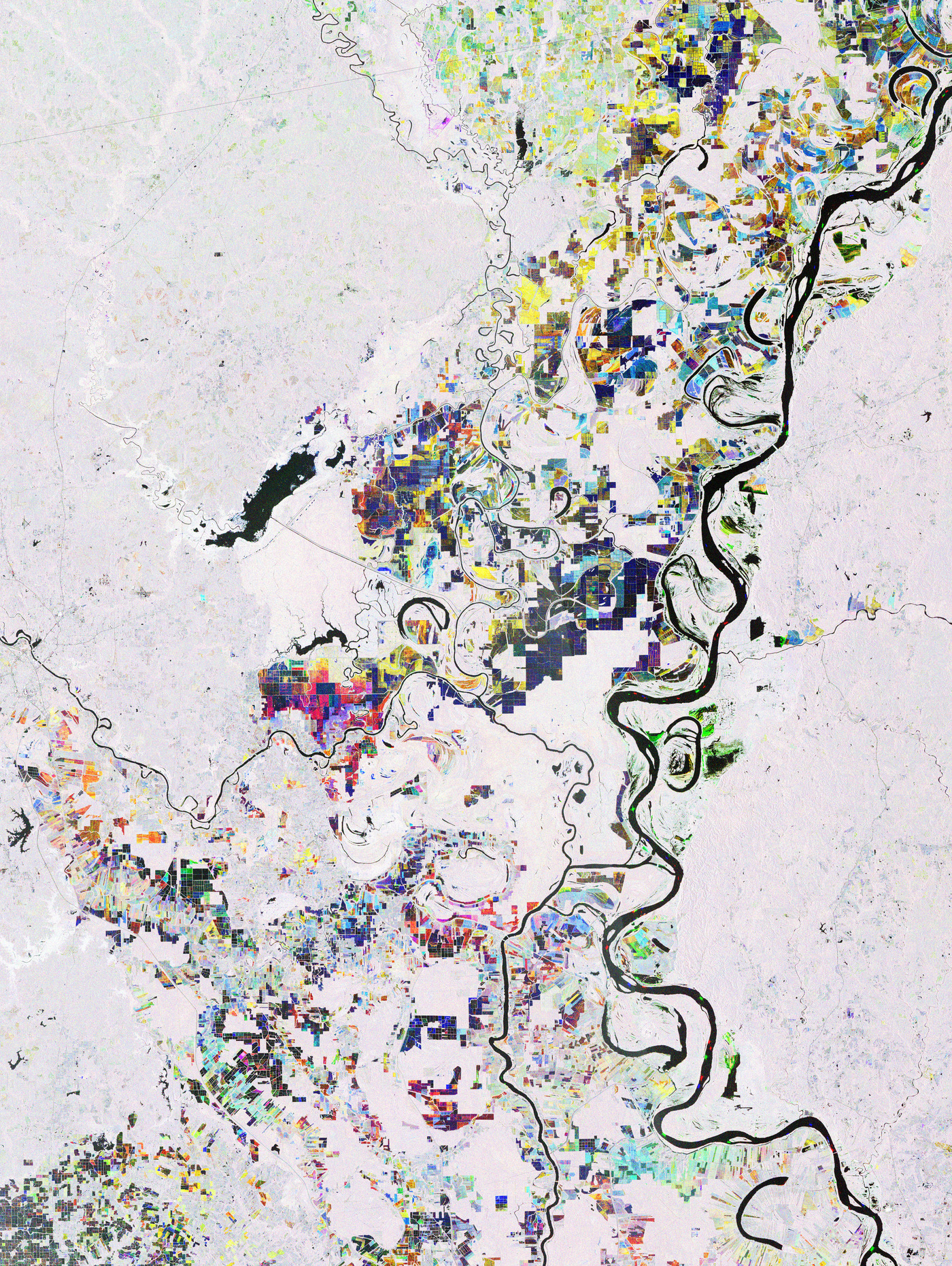 ESA - Immagine della settimana:  Fiume Mississippi (16 ottobre 2022)
