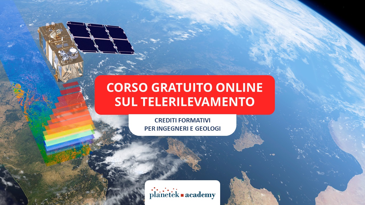 EO-Learning: Corsi online gratuiti sul telerilevamento con crediti formativi professionali