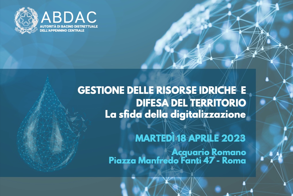 Gestione delle risorse idriche e difesa del territorio - la sfida della digitalizzazione