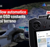 Droni DJI - Terrain Follow automatico per voli con GSD costante su qualsiasi terreno