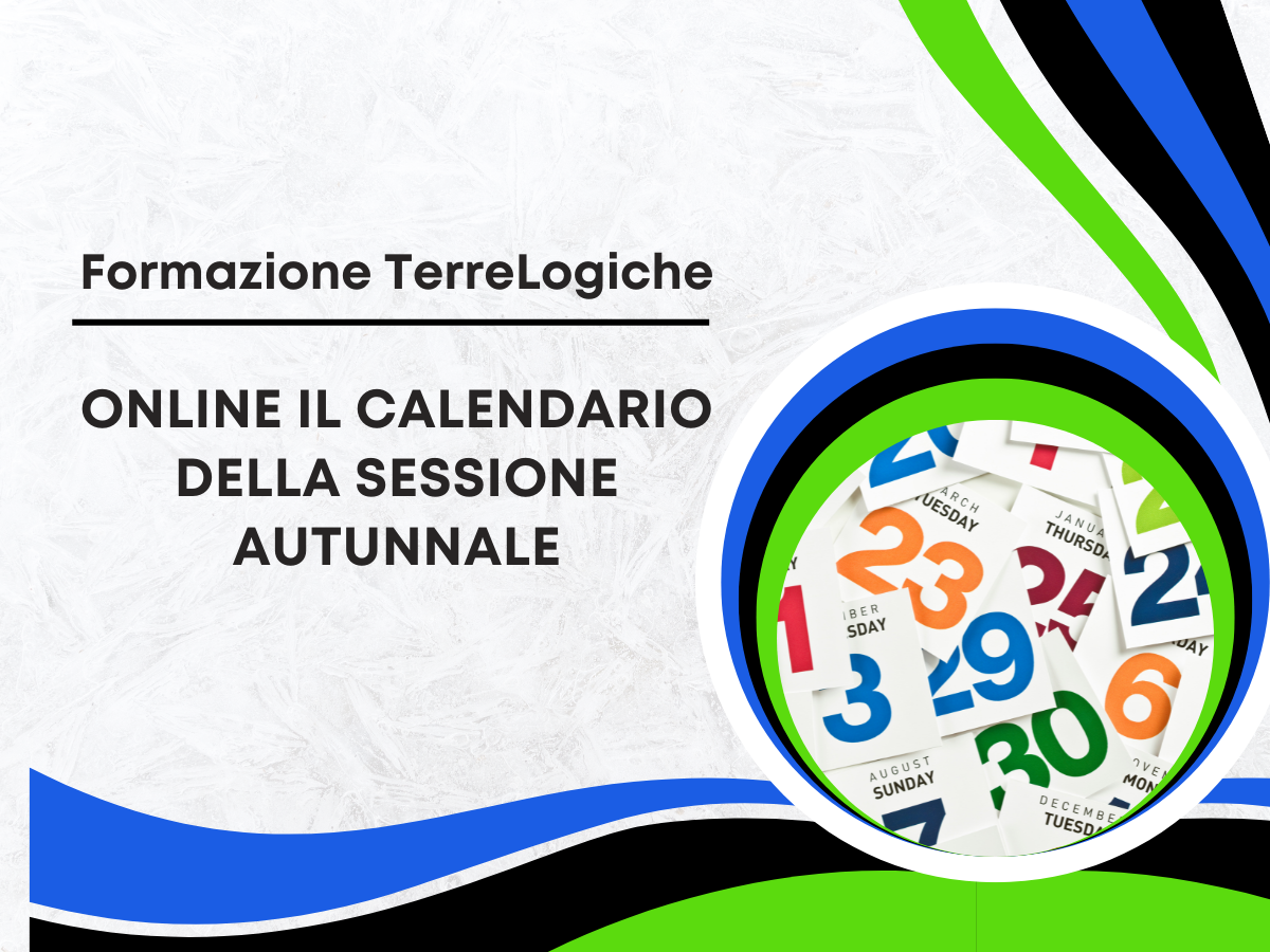È già online il calendario autunnale della Formazione TerreLogiche: ecco i primi appuntamenti in programma!