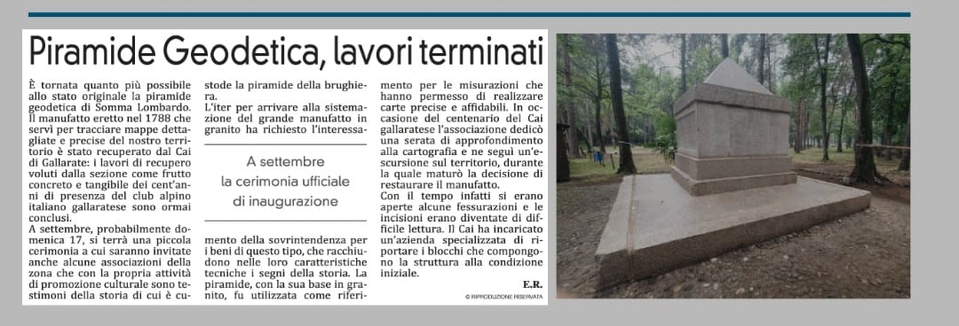 Piramide Geodetica LaPrealpina