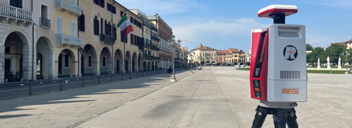 NUOVO RIEGL VZ-600i: Caso studio in Piazza Prato della Valle – Padova