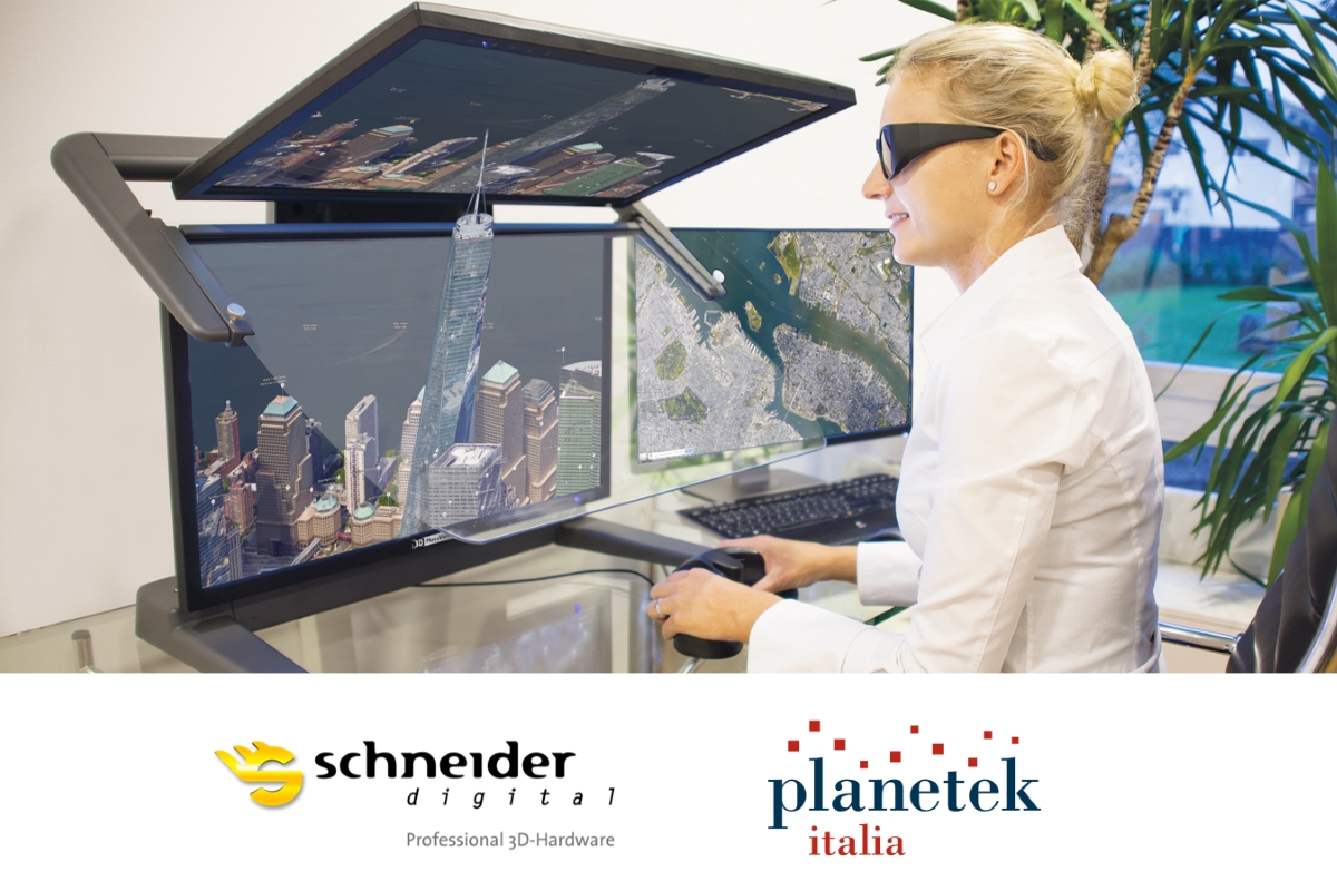 Planetek Italia e Schneider Digital insieme per “una visione tridimensionale del Futuro&quot;