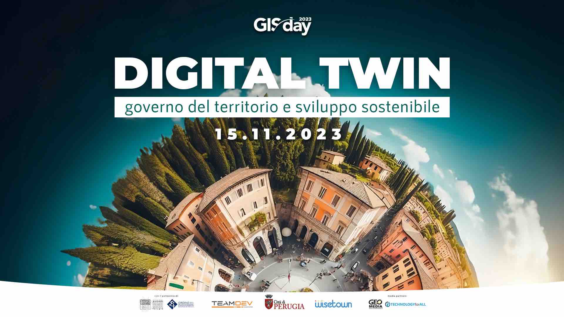 GIS DAY 2023: &quot;Digital Twin per il Governo del Territorio e lo Sviluppo Sostenibile&quot; 