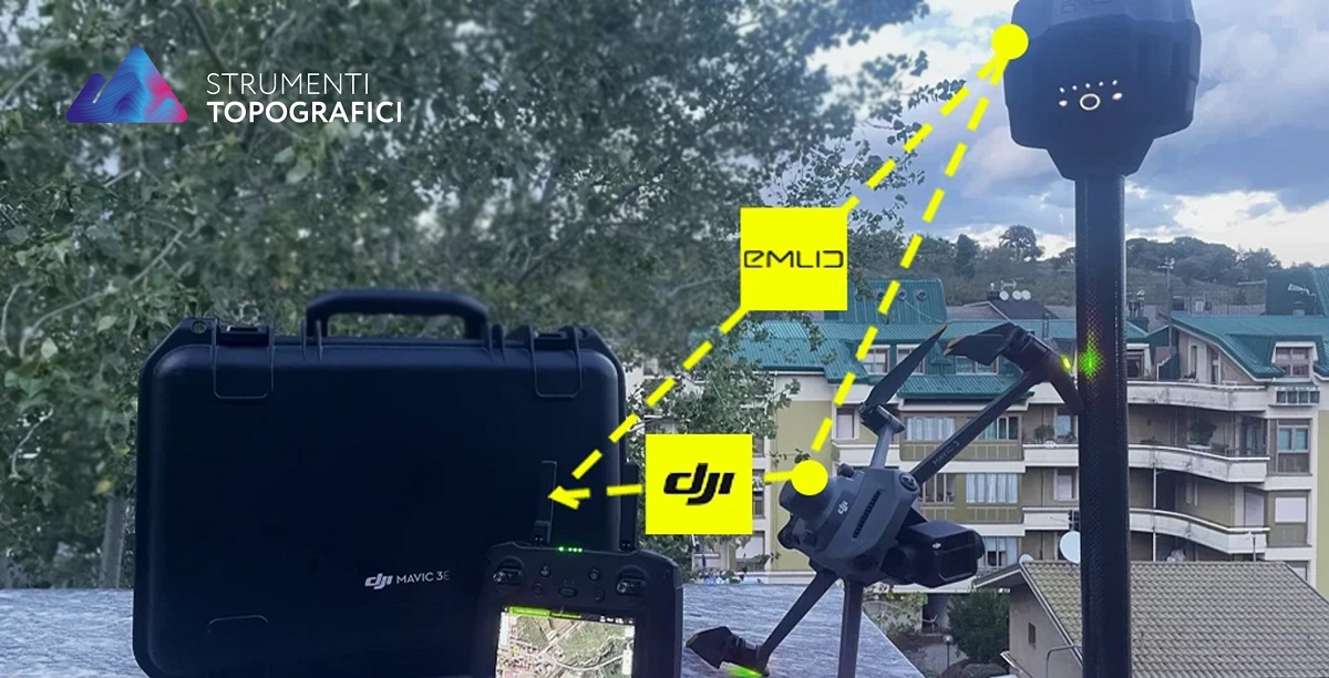 RTK senza internet: ora possibile grazie alla comunicazione tra i GPS Emlid e tutti i droni DJI della serie Enterprise