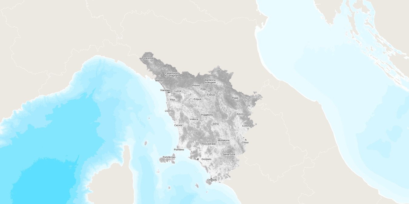 E' online l'aggiornamento dei dati territoriali della Toscana