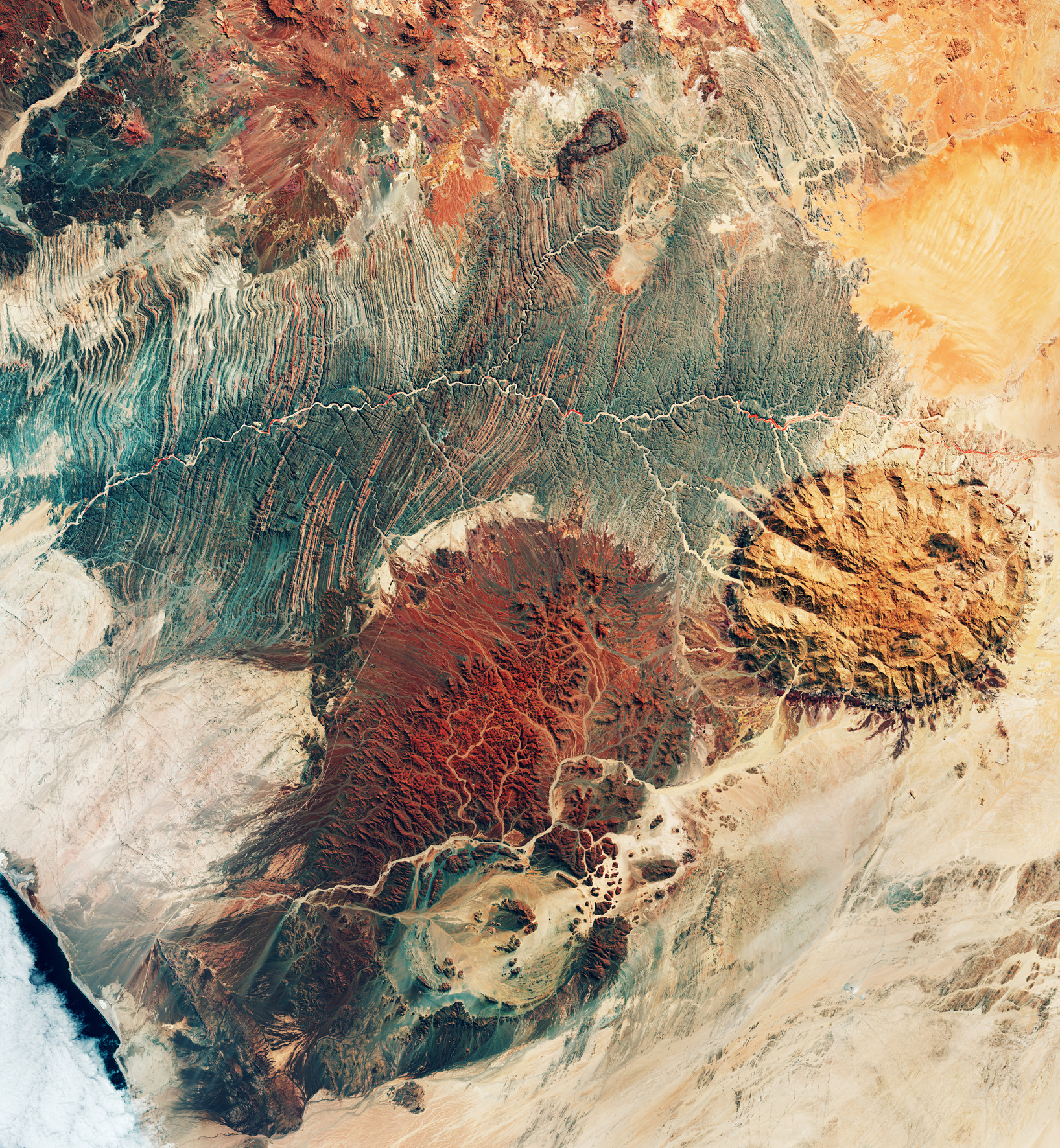 ESA - Immagine della settimana: Morfologie della Namibia (05 maggio 2024)