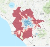 La mappa della accessibilità delle città in 15 minuti dal laboratorio Sony Computer Science di Roma