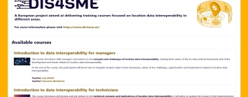 Corsi certificati sull’interoperabilità dei dati geolocalizzati disponibili anche in modalità self-learning