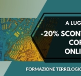 Luglio con TerreLogiche - Sconto 20% sui corsi QGIS, Geodatabase (PostGIS), Geostatistica con R e QGIS, Google Earth Engine ed ESG 