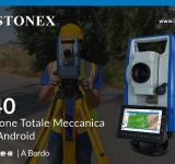 Stonex R40: stazione totale meccanica con sistema Android