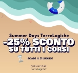 Formazione TerreLogiche: 25% di sconto per i corsi autunnali grazie ai Summer Days