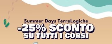 Formazione TerreLogiche: 25% di sconto per i corsi autunnali grazie ai Summer Days