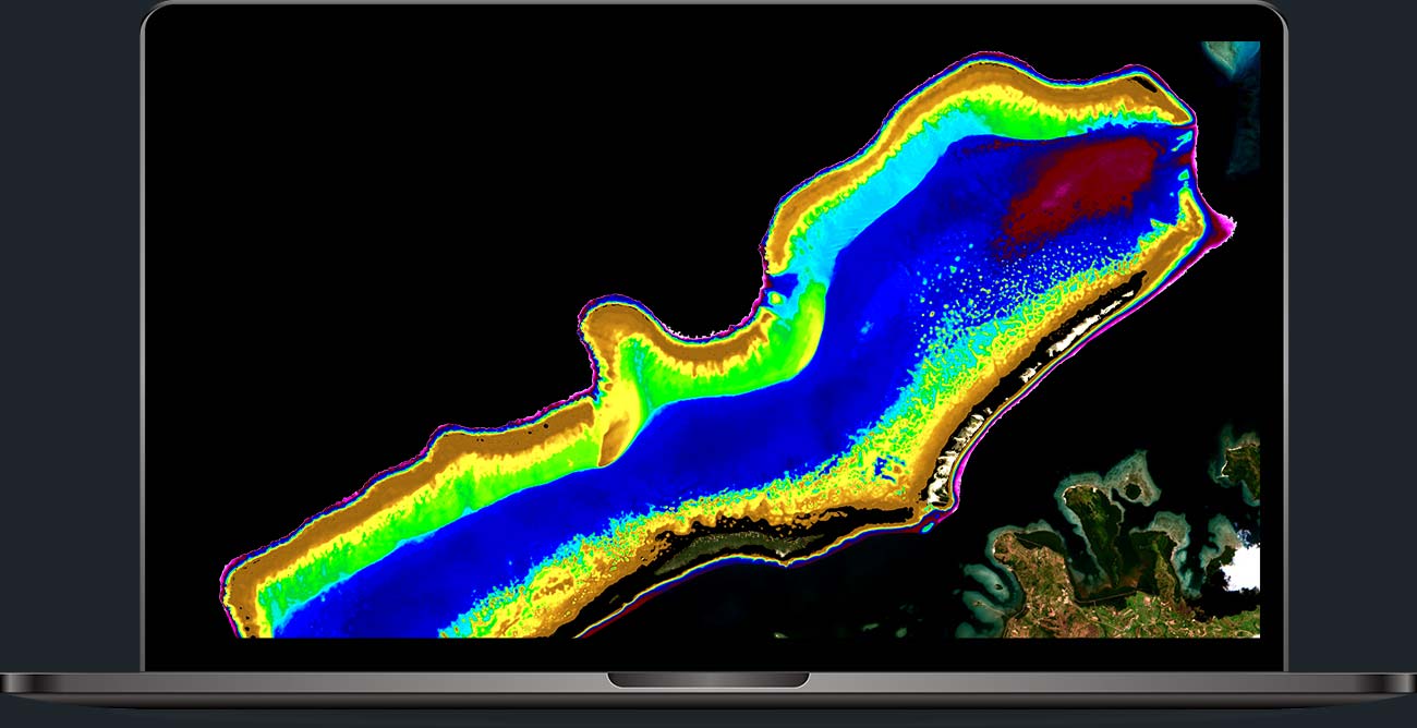 EOMAP and satellite bathymetry: exploring the seafloor from space with the next-generation web application