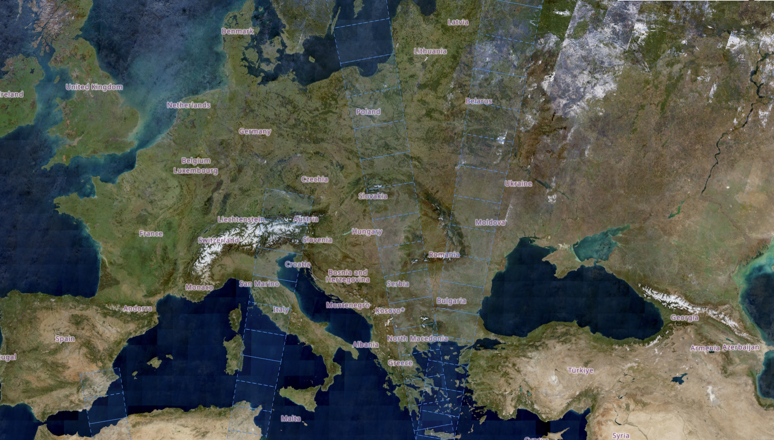 Prima copertura di sentinel 1D