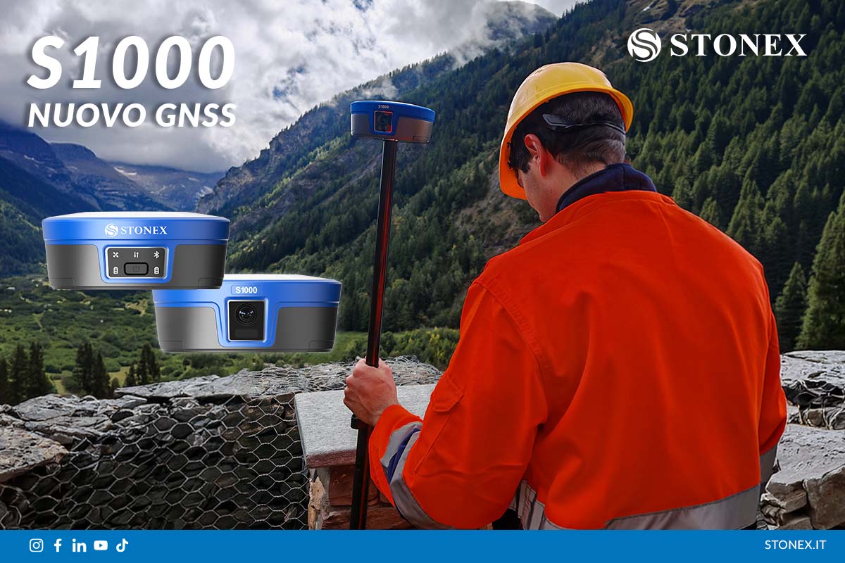 S1000: integrazione di GNSS, fotogrammetria, AR, laser e connettività nel rilievo