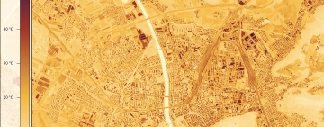Dove si concentra il calore in città? Immagini termiche da aereo per orientare le decisioni urbane