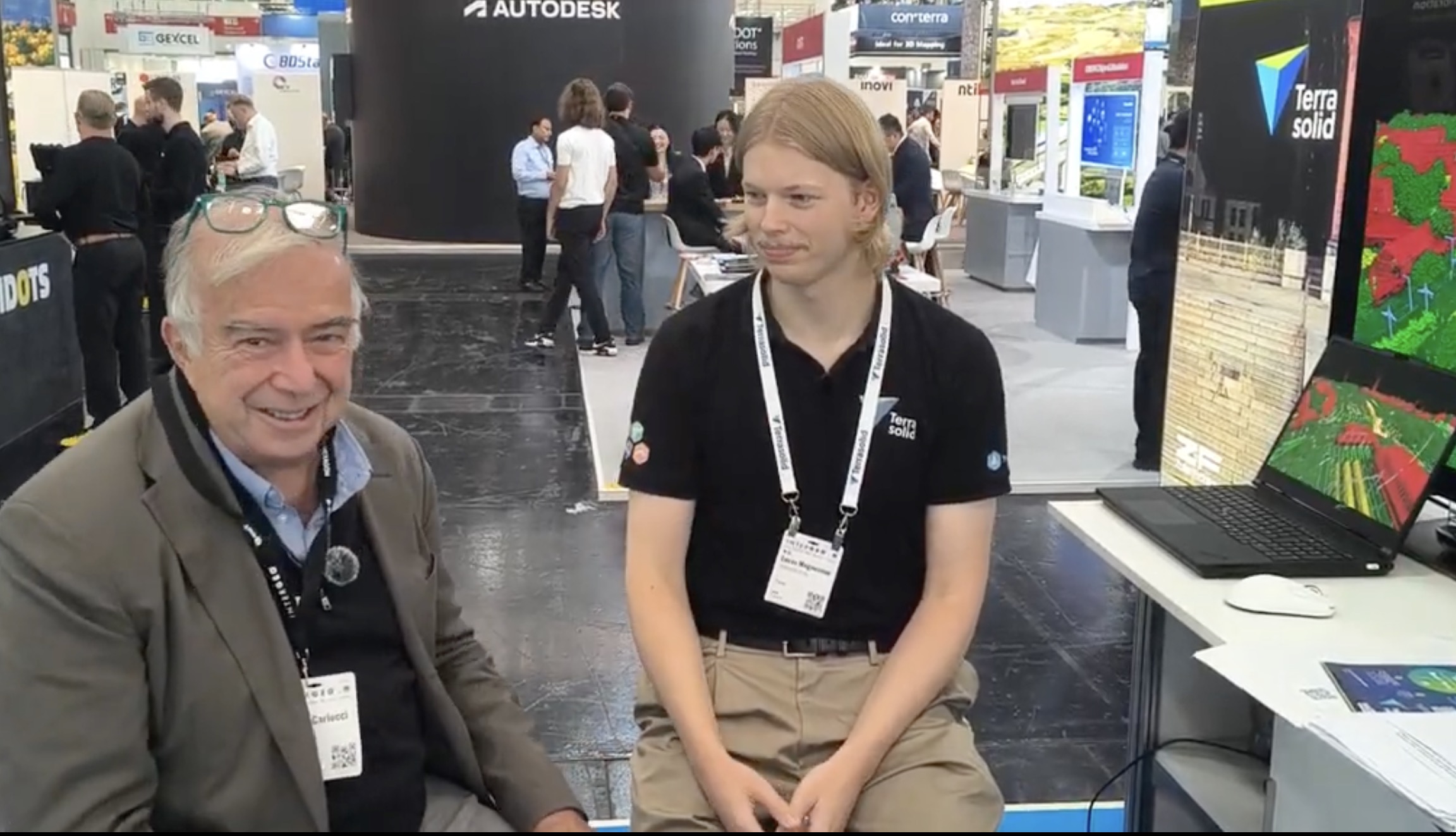GEOmedia interviews Lucas Magnussen, Sales Engineer at Terrasolid, at INTERGEO 2026 in Munich