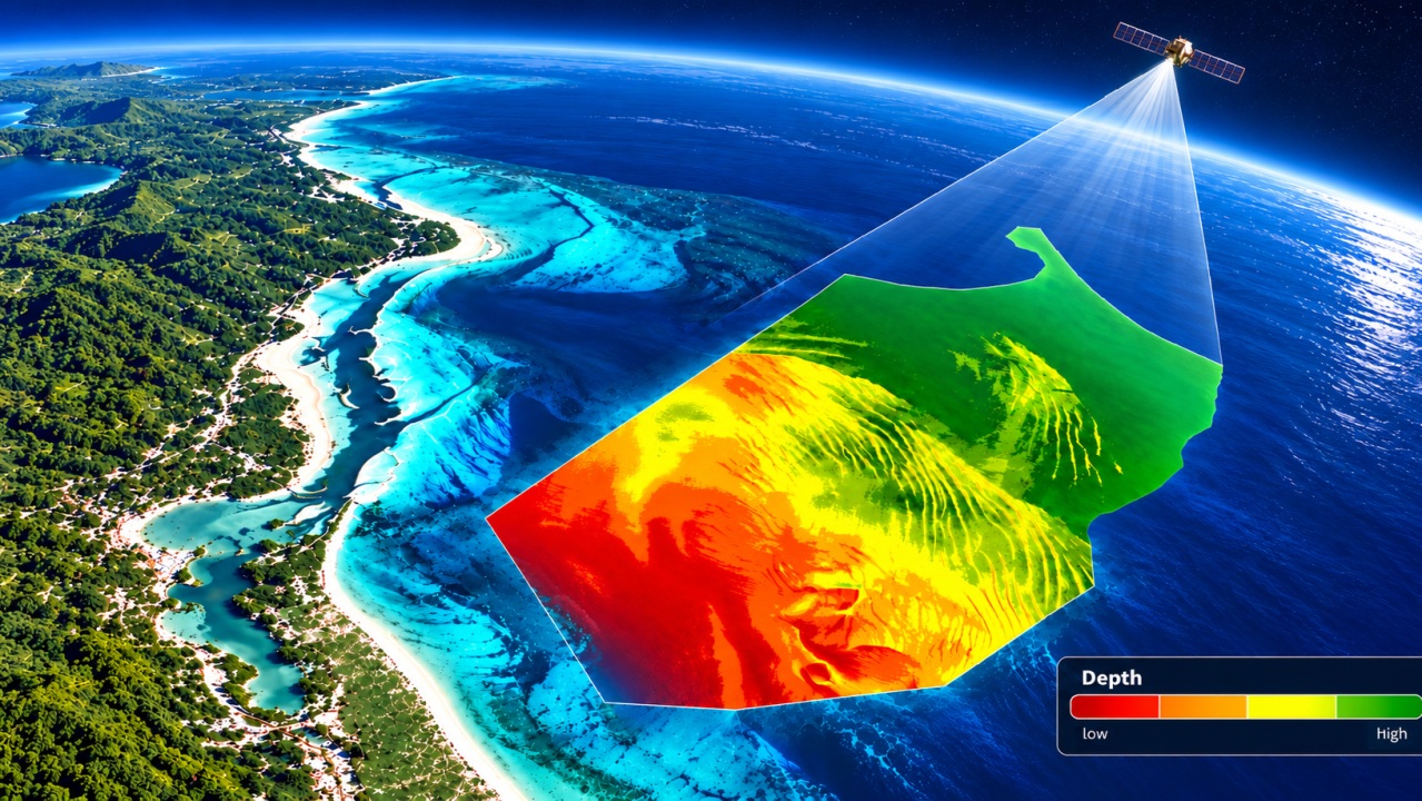 Dallo spazio al fondale: la batimetria satellitare a supporto dell'ingegneria marina