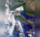 Sentinel-3C, le prime immagini della Terra: l'Italia vista dallo spazio