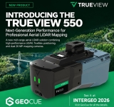 TrueView 550: GeoCue integra LiDAR e doppia camera nel rilievo aereo