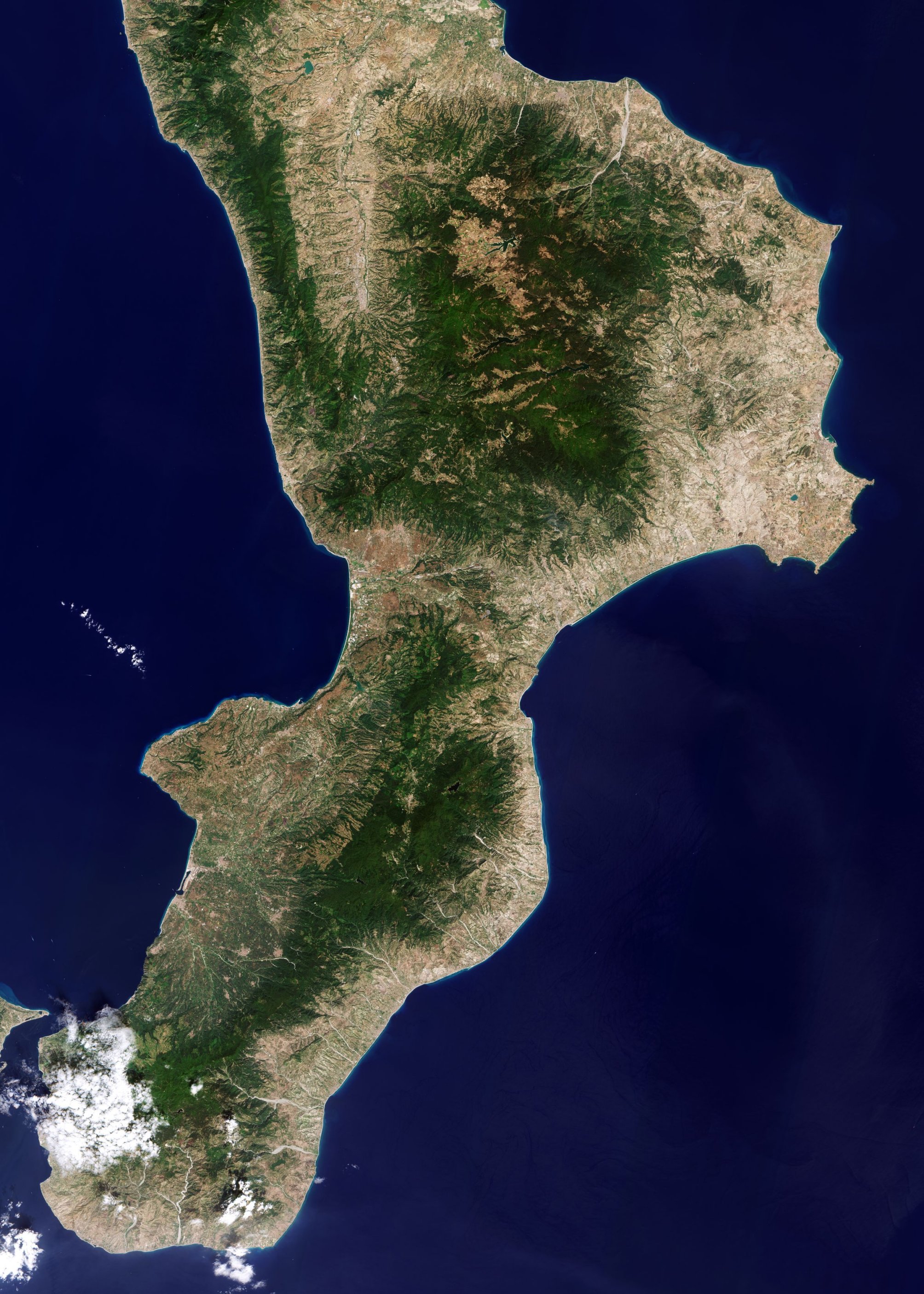 La regione Calabria (Italia)