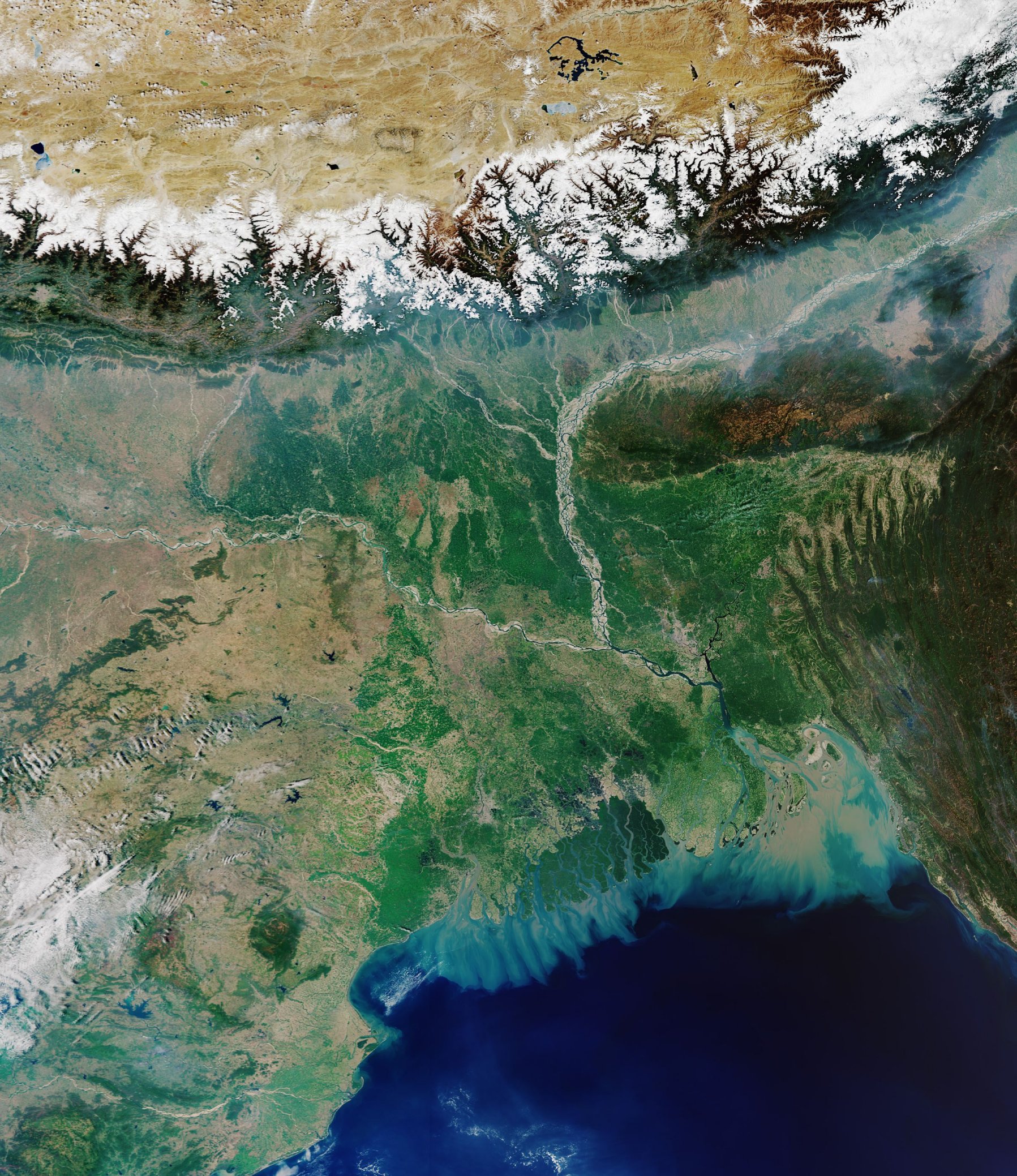 Il delta del fiume Gange (India / Bangladesh)