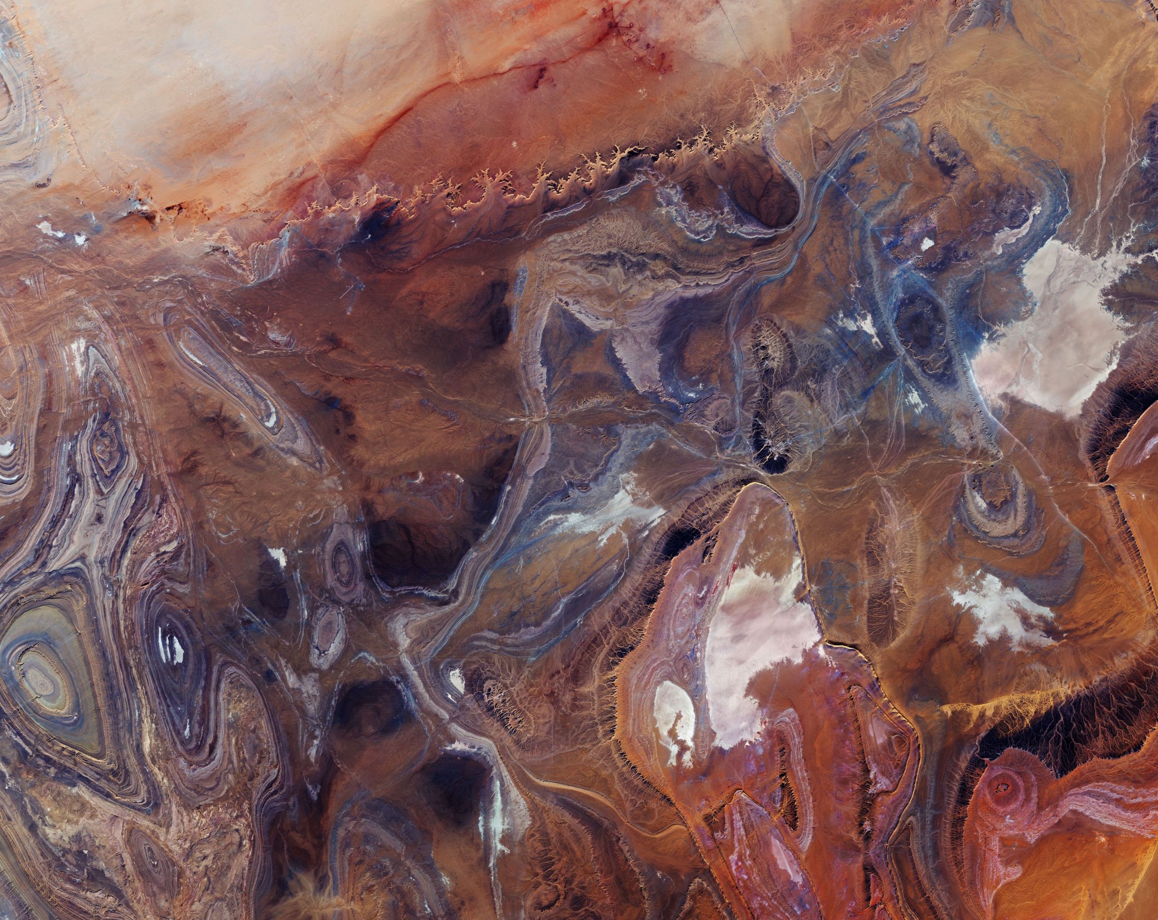 Il bacino Tanezrouft (deserto del Sahara)